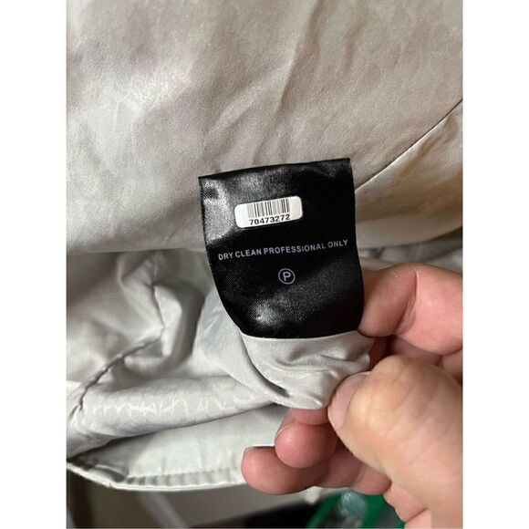 Sam Edelman White Cream Full Zip Faux Leather Biker Jacket Size Small - Picture 10 of 10